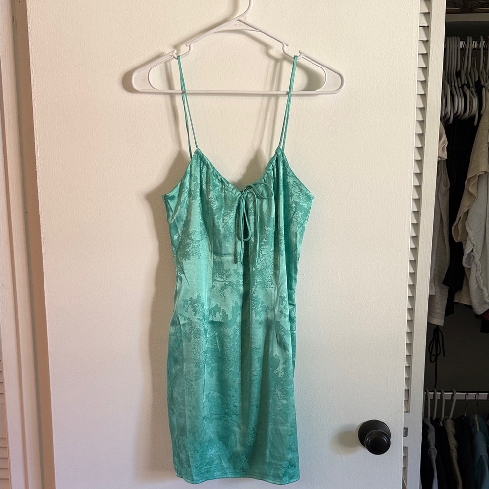 superdown Teal Mini Dress